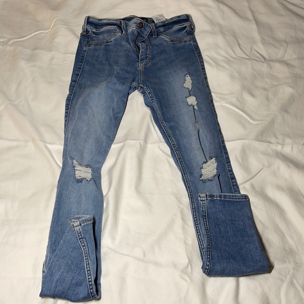 Hollister light blue skinny jeans ( 5L )